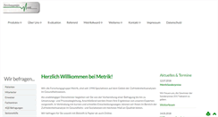 Desktop Screenshot of metrik.de