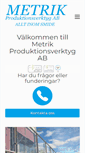Mobile Screenshot of metrik.se