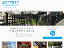 Tablet Screenshot of metrik.se